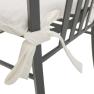 Подушка для стула двусторонняя с тефлоновой пропиткой "Ажурные лепестки" Villa Grazia Premium  - фото