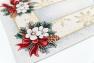 Гобеленовая водоотталкивающая салфетка из новогодней коллекции текстиля "Снежные забавы" Villa Grazia Premium  - фото