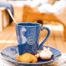 Чайная чашка из огнеупорной керамики синего цвета Nova Costa Nova  - фото