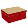 Прямоугольная подарочная коробка красного цвета Mercury  - фото