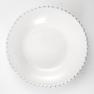 Тарелка для супа белая из прочной керамики Pearl Costa Nova  - фото