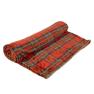 Флисовый плед-подушка красный тартан Oxford Centrotex  - фото