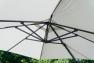 Зонт с наклоняющимся куполом и вращением на 360° Challenger T1 светло-серый Platinum  - фото