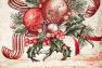 Наволочка из плотного гобелена с люрексом и тефлоновой пропиткой "Рождественские звезды" Villa Grazia Premium  - фото