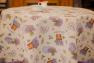 Гобеленовая круглая скатерть в стиле прованс "Лавандовый Рай" Emilia Arredamento  - фото