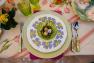 Набор десертных тарелок Livellara Цветочки 17 см 6 шт.  - фото