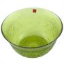 Глубокий стеклянный салатник зеленого цвета Zafferano  - фото