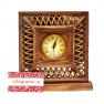 Настольные деревянные часы со сквозным перекрестным плетением Royal Family  - фото