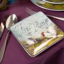 Набор из 4-х маленьких тарелок для закусок "Петух на лужайке" Certified International  - фото