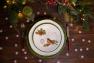 Салатная тарелка из серии праздничной керамики "Рождественская трель" Villa Grazia  - фото