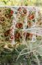Круглая гобеленовая скатерть с цветочным орнаментом "Розарий" Emilia Arredamento  - фото