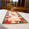 Красочный гобеленовый раннер с люрексом для новогоднего стола "Пэчворк" Villa Grazia  - фото