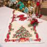 Нарядный раннер из коллекции новогоднего гобелена с люрексом "Серпантин" Villa Grazia  - фото