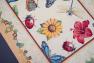 Раннер из гобелена с цветами и бабочками "Летний день" Emilia Arredamento  - фото