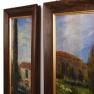 Набор из 2-х вертикальных пейзажных картин "Лавандовые поля" Decor Toscana  - фото