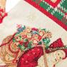 Гобеленовая прихватка-рукавичка "Счастливого Рождества" Emilia Arredamento  - фото