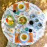 Набор тарелок Livellara голубые 23 см 6 шт.  - фото