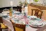 Фарфоровый столовый сервиз на 6 персон из тарелок с ярким орнаментом Paradise Brandani  - фото