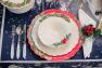 Керамическая суповая тарелка для праздничной сервировки "Рождественская гирлянда" Bordallo  - фото