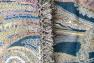 Шерстяной мягкий плед с двусторонним орнаментом в восточном стиле Shakira Blanket Shingora  - фото