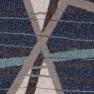 Ковер с абстрактным рисунком сине-бежевого цвета Spring SL Carpet  - фото