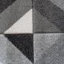 Ковер с геометрическим рисунком серо-белого цвета Spring SL Carpet  - фото