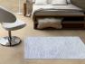 Мягкий длинноворсовый ковер белого цвета Sun SL Carpet  - фото