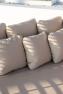 Уличный диван с мягкими подушками и плетеной перголой из полиротанга Surabaya Daybed Off White Skyline Design  - фото