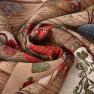 Круглая гобеленовая скатерть с тефлоном "Деревенская романтика" Villa Grazia Premium  - фото
