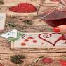 Круглая гобеленовая скатерть с тефлоном "Деревенская романтика" Villa Grazia Premium  - фото