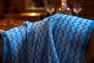 Плед Tweedmill Zigzag Blue 150×183 см синий Tweedmill  - фото