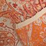 Плед оранжево-розовый 100% хлопок Shingora  - фото