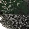 Плед серо-зеленый 100% шерсть Shingora  - фото