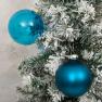 Набор из 4-х стеклянных синих шаров EDG  - фото