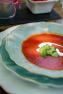 Тарелка для супа Costa Nova Alentejo бирюзовая  - фото