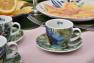 Набор из 2-х фарфоровых кофейных чашек "Тропические цветы" Brandani  - фото