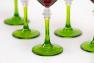 Набор красно-зеленых бокалов для воды Villa Grazia, 6 шт  - фото