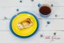 Набор из 6-ти обеденных тарелок голубого цвета Ritmo Comtesse Milano  - фото