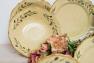Столовый сервиз керамической посуды с ручной росписью "Маслины" L´Antica Deruta  - фото