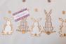 Пасхальный наперон с вышитыми фигурками кроликов «Светлый праздник» Villa Grazia  - фото