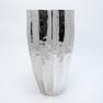 Высокая металлическая ваза с ребристой поверхностью Milano HOFF Interieur  - фото