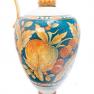 Напольная керамическая ваза в форме кувшина с ручной росписью L´Antica Deruta  - фото
