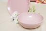 Глубокий салатник из розовой керамики Ritmo Comtesse Milano  - фото