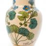 Керамическая ваза с цветочным рисунком Malva из коллекции "Ботаника" L´Antica Deruta  - фото