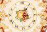 Настенные часы с циферблатом из керамики с ручной росписью Nature L´Antica Deruta  - фото