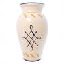 Напольная ваза с изображением земляники Fragaria из коллекции «Ботаника» L´Antica Deruta  - фото