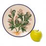Керамическая настенная тарелка с изображением вереска Erica "Ботаника" L´Antica Deruta  - фото