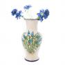 Керамическая ваза с изображением лаванды из коллекции «Ботаника» L´Antica Deruta  - фото