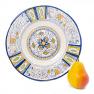 Керамическая настенная тарелка с утонченной росписью Geometric L´Antica Deruta  - фото