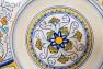 Керамическая настенная тарелка с утонченной росписью Geometric L´Antica Deruta  - фото